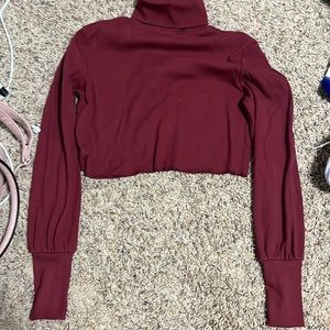 Forever 21 Cropped long sleeve turtleneck